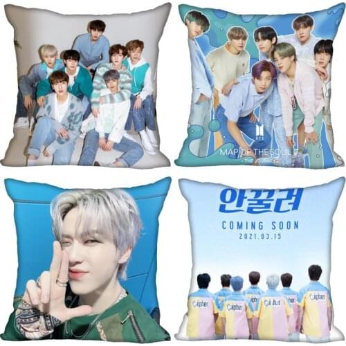 New Arrival Ciipher Pillow Case For Home Decorative Silk Pillows Cover Invisible Zippered Throw PillowCases 40X40,45X45cm 0622