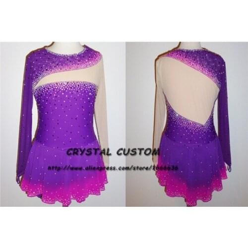 Professional Custom Figure Skating Dresses Adult Graceful New Brand Ice Skating Dresses For Competition DR4470