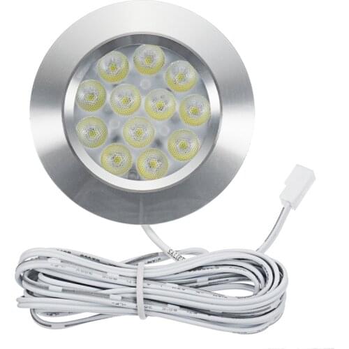 12V Interior Warm LED Spot Lights 3W For T4 T5 Camper Van Caravan Motorhome Car Warm Lights 3000K