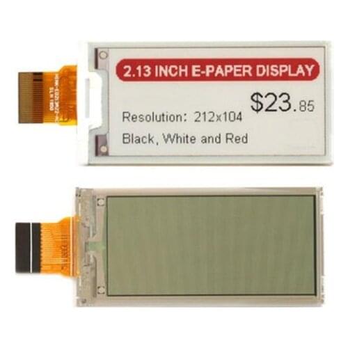 RPi 2.13 inch 24PIN SPI Black White Red Ultrathin E-INK E-Paper Display Screen 250*122