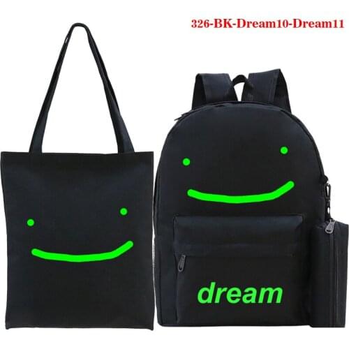 Mochila Dream Team Printed Backpack for Teenage Dream Merch Bag Men Laptop Bag Canvas Schoolbag Boys Girls 3 Set Casual Backpack