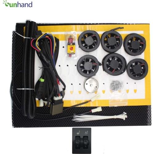 Air cooled vehicle ventilation system interior car cooling fan & heating pad ,car seat fan special