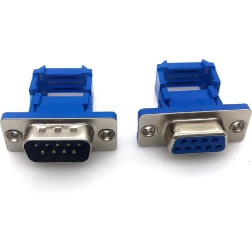 DIDC9 DB9 MALE serial port CONNECTOR IDC crimp Type D-Sub RS232 COM CONNECTORS 9pin plug 9p Adapter FOR ribbon cable wire