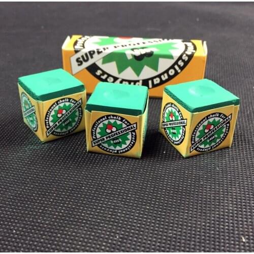 2018 New Arrival NIR SUPER PROFESSIONAL Billiard Chalk Billiards Snooker Accessories Oily and Dry Billiard Chalks Made in Italy