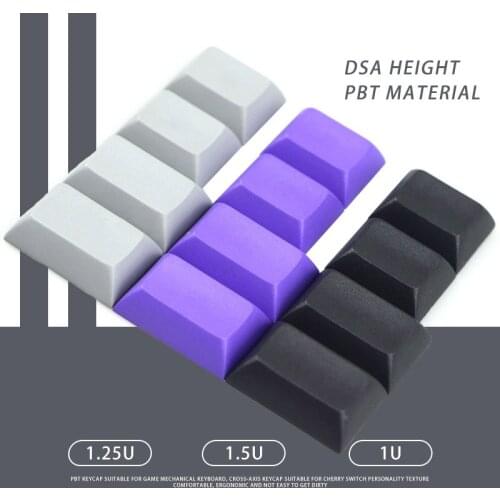 5pcs Keycap PBT 4Colors Game For Mechanical Keyboard Keycap 1.25U 1.5U Purple Black Compatible For Cherry MX