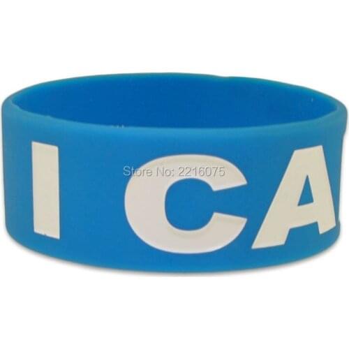 300pcs one inch I care Awareness silicone wristband rubber bracelets free shipping by DHL express