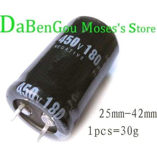 450v 180uf high quality Electrolytic Capacitor Radial Capacitance 25x35mm 25x40mm 22x40mm