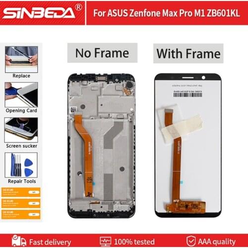 5.99" LCD Display For ASUS Zenfone Max Pro M1 ZB601KL ZB602KL LCD Touch Screen+FrameDigitizer No Dead Pixel Assembly