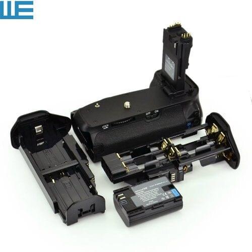 BG-E14 Battery Grip + LP-E6 Battery Holder+ AA Battery Holder + LP-E6 Battery for Canon 70D 80D 90D