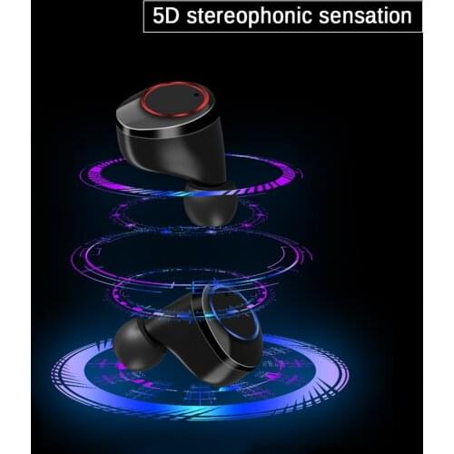 Bluetooth Earphone 5.0 TWS Earbuds X11 Hifi Stereo Sport Headphone LED Power Display Bass Headset Touch Control IPX7 Waterproof