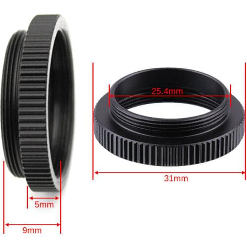 C-MOUNT 5mm Extension Tube Adapter C-CS Mount Adaptor Spacer Ring For CCTV Lens