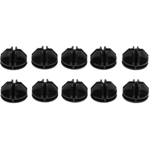 Black Plastic Grid Connectors for DIY Modular Closet Cabinet 10 Set