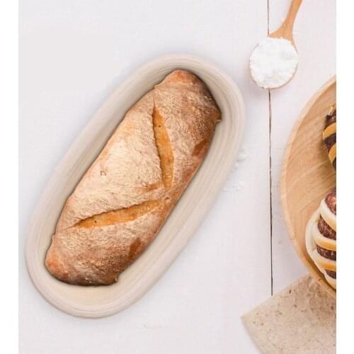 Hot Bread Fermentation Rattan Basket 4 Sizes Pastry Proving Basket Banneton Brotform Rattan Proofing Food Container Storage