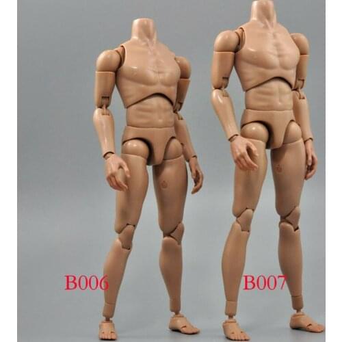 B006/B007 1:6 Scale Action Figure Fixed Neck Figure Narrow Shoulder Nude Body For 12 Inch For Action Figure Head Sculpt