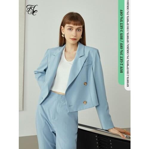 FANSILANEN Office Lady Newly Autumn 2021 Professional Clothes For Women High Sense Fashion Suit Woman Suit Two-piece Pantsuit