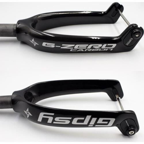 Gipsy G-ZERO Carbon Fiber Aerodynamic Design Full CNC Alloy Adapters Super Light 12 inch Kids Bicycle Fork Bike