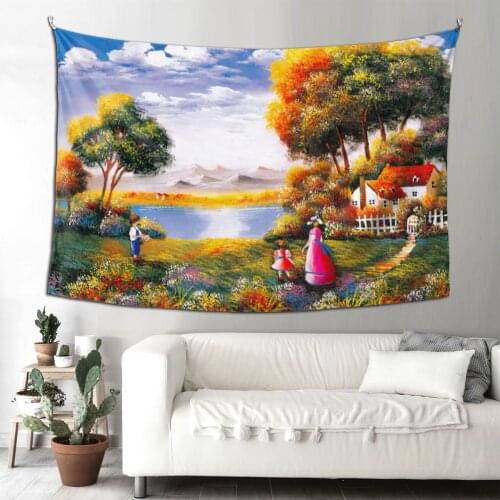 Graffiti 3D Printed small 95x73cm Wall Tapestry Cheap Wall Hanging Bohemian Mandala Tapestries Art Decor