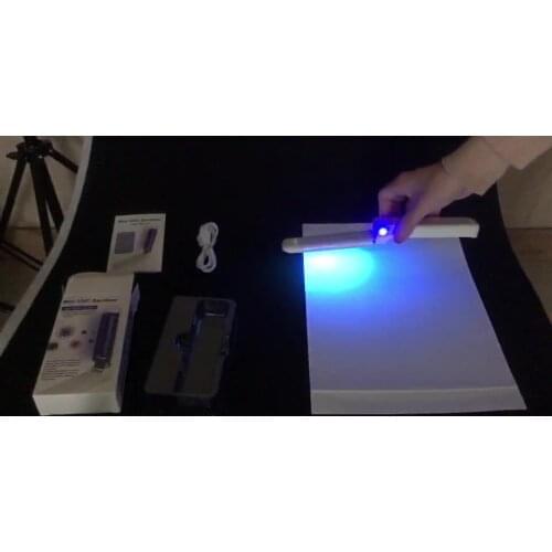 Helvei Portable UV C Wand Sterilization Light for Family Travel 100% QC Check Sanitizer Cell Phone Sterilizer