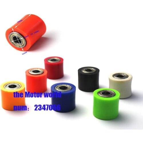 8mm 10mm Chain Roller Tensioner Pulley Wheel Guide For YZF KTM RMZ KLX CRF 80 250 150 250 450 Motorcycle Motocross Pit Dirt Bike