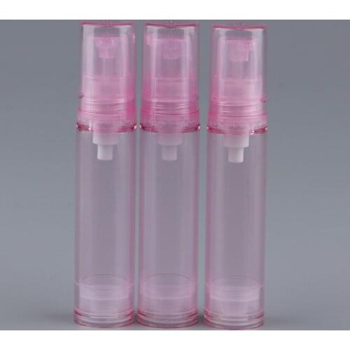 3Pcs 10ml Empty Clear Airless Lotion Cream Pump Bottles Plastic Containers