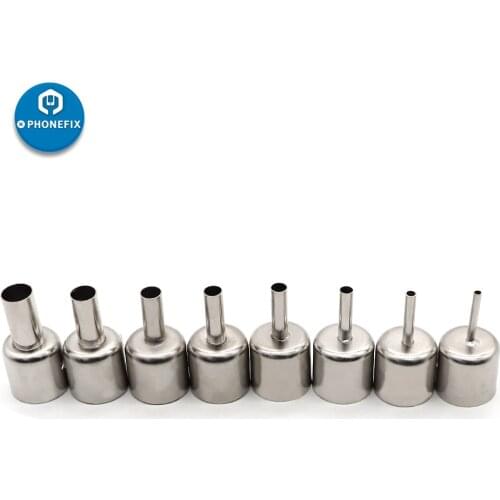 12pcs Hot Air Gun Nozzle Replacement parts Set BGA Rework Station accessory 850 850B 850A 852 852D+ 8502D+ 950 952 990A 990D
