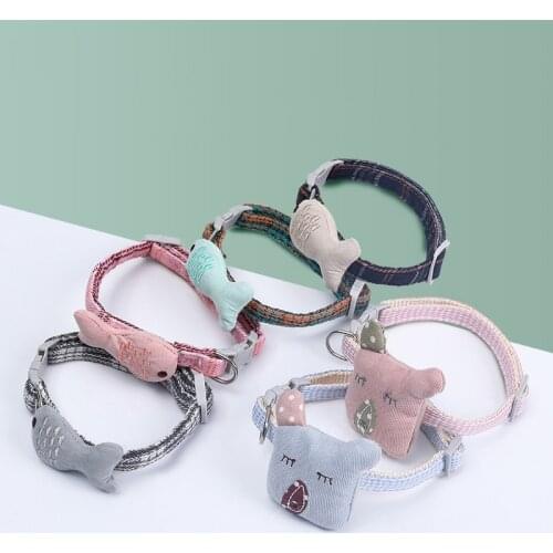Small Pet Collars Puppy Dog Collar Bow Tie Kitten Cat Cartoon Cute Shape Pet Collar Quality Cats Necklace