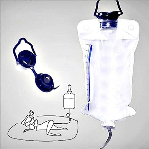 Wetips Medical Enema Bag Kit Enema Bag Ducha Higienico Butt Anal Shower Kit Douche Anal Cleaning Anal Shower Home Enema Kits