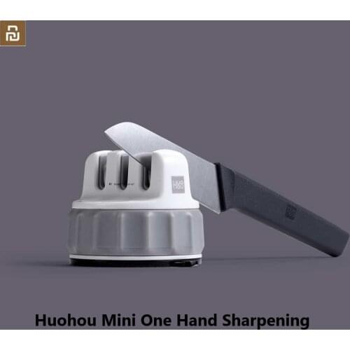 Mijia Huohou Mini One Hand Sharpening Knife Sharpener Super Suction