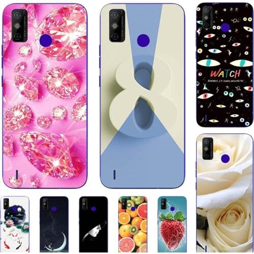 Cartoon Case For Tecno Spark 6 GO KE5j KE5k Spark6 KE7 Cover For Tecno Spark 6 Air KE6 KE6J Soft Silicone Phone Case Coque