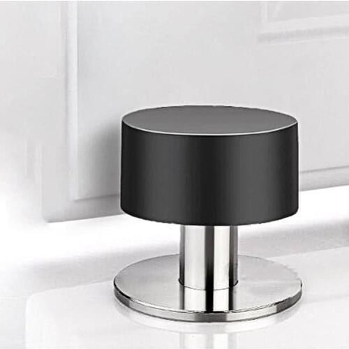 Stainless Steel Floor Door Stopper Anti-collision Wall Suction Door Catcher Home Child Security Baby Protect Furniture Fittings