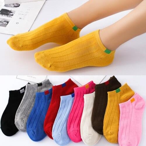 10 Pieces = 5 Pairs Women Short Socks Set Fashion Female Girls Ankle Boat Socks Invisible Sock Slippers for Woman New