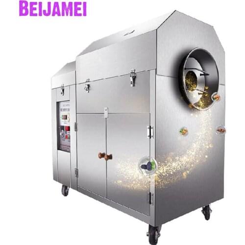 Beijamei New commercial nuts roaster machine Electric Cashew nut& peanuts roasting machine stainless steel