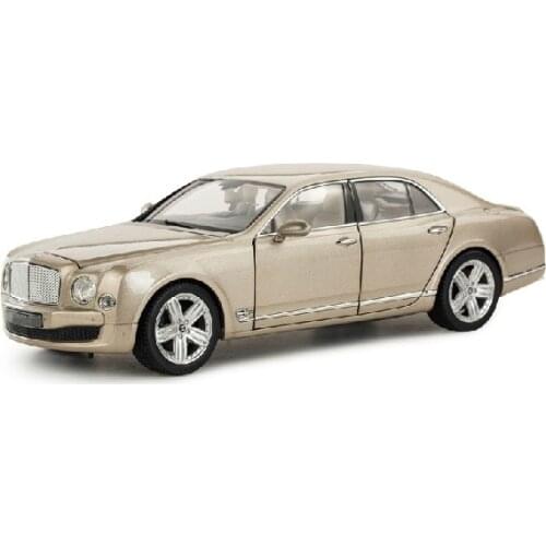 New car alloy cars model 1:18 diecast metal car model car toy golden color models car as gift for children free shipping