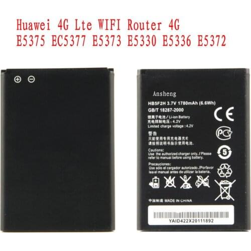 Original 1780mAh HB5F2H Battery For Huawei E5336 E5375 EC5377 E5373 E5330 4G Lte WIFI Router Mobile Phone