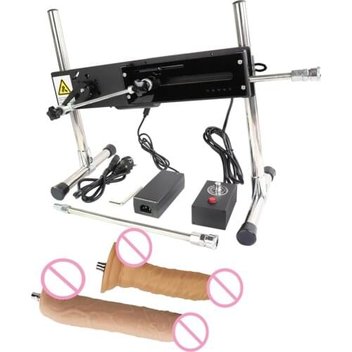 Fredorch Sex Machine with Remote Control Super Silent Ultra Adjustable Vac u Lock 30db 120W love machine with free big dildo