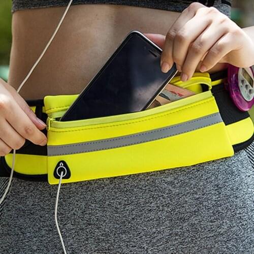 Waist Bag Belt Bag Running Waist Bag Sports Portable Gym Bag Hold Water Cycling Phone bag Waterproof Women Running Belt