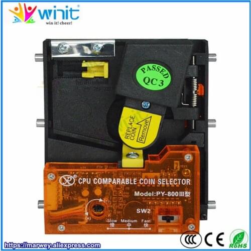 PY800 Drop Type Vertical Coin Acceptor Coin Selector Coin Mechanism Electronic Coin Comparator for Arcade Game Machine