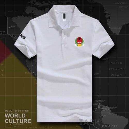 Republic of Guine Bissau Guinean Bissau GNB polo shirts men short sleeve white brands printed for country 2019 cotton nation 20