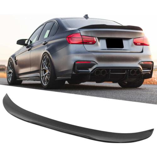 Carbon Fiber Look for PSM Style Duckbill Trunk Lid Spoiler Wing Fit for BMW 3 Series F30 M3 F80 2013-2019 car spoilers