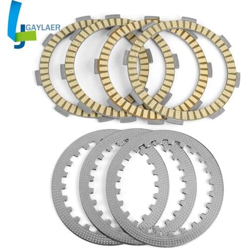 Clutch Plates Steel Friction Plate for Yamaha XT125X XT125R XT 125 X R YBR125 ED Custom ATV YFM125R RAPTOR 125 5VLE632100