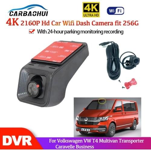 4K HD 2160P night vision Car DVR Dash Camera Video Recorder camera For Volkswagen VW T4 Multivan Transporter Caravelle Business