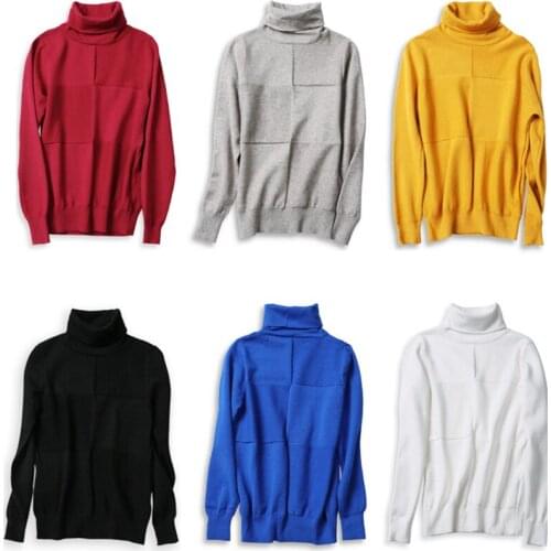 Knitted Turtleneck Women Spring Autumn 2020 New Ladies Korean Sweater Female Long Sleeve Jumper Comfortable Soft Pullover Femme