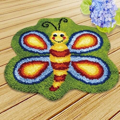 Embroidery Cushions Needlework Mat Kit Almofadas Klink Haak Kussen Bloem Insects Button Cushion Animals Cuscini Divano Forme Gif