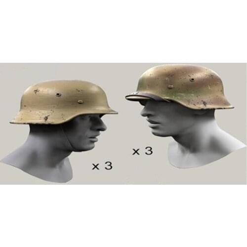 1:35 Resin Figure Model Kit Unassambled Unpainted //HEAD058(6 HELMETS)