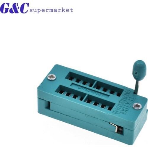 1PCS For Arduino 16/20/28/WIDE 28/32/40/Black 40 pin optionMulti-function Universal ZIF DIP IC Test Socket Pack diy electronics