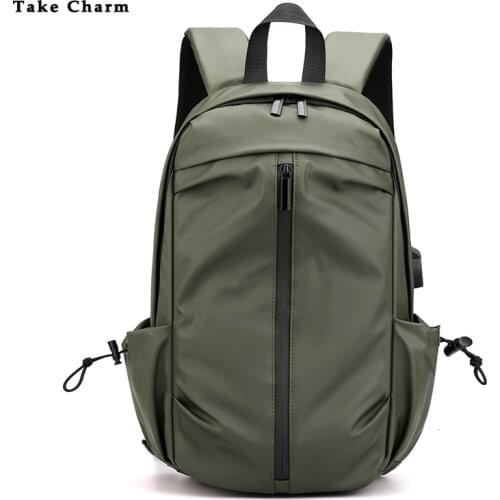 15.6-inch Laptop Backpack For Men Usb Socket Outdoor Travel Backbag Youth School Bag 2021 Male Daily Work Brand Backpack Black