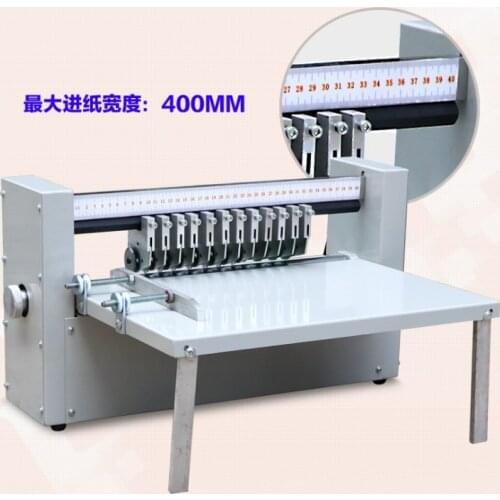 400mm Sticker Half Cutting Machine with Adjustable speed Adhesive Sticker Paper Cutter 220V Brand new RH