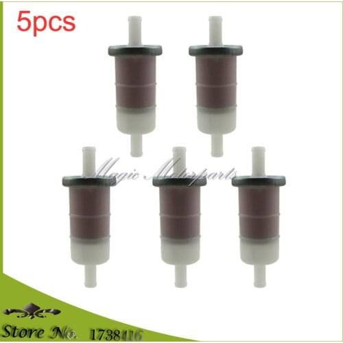 5x Fuel Filter For KAWASAKI 49019-1055 ZX600E ZX-6 ZZR600 ZX750 Ninja ZX-7 ZX-7R ZX900 Ninja ZX-9R ZG1200A/B Voyager XII KRF750