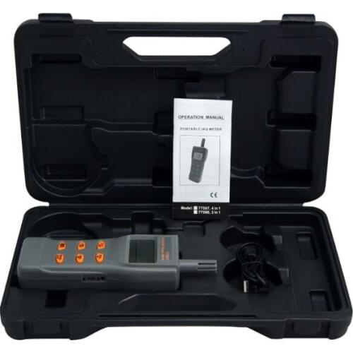 6 in 1 Combo Multi-function CO2 & CO,& Temperature, Humidity RH %, DP, WB, USB Data Logger with Software, Meter IAQ Tester