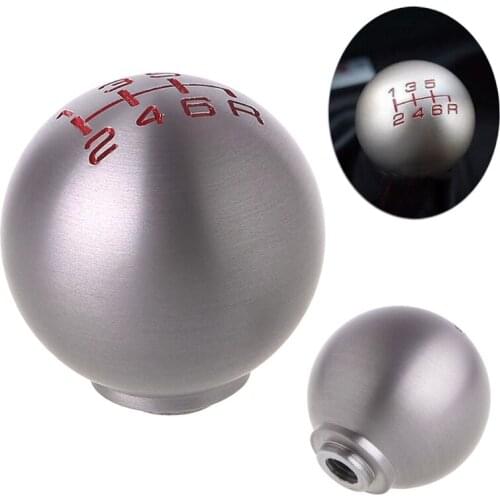Aluminum 6 Speed Manual Shift Knob Gear M10x1.5 Thread For Honda Civic Odyssey Accord